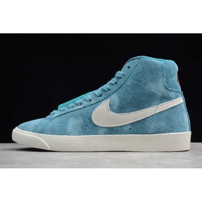 Nike Sb Zoom Blazer Mid Mavi Kaykay Ayakkabı Türkiye - O22RE3S5